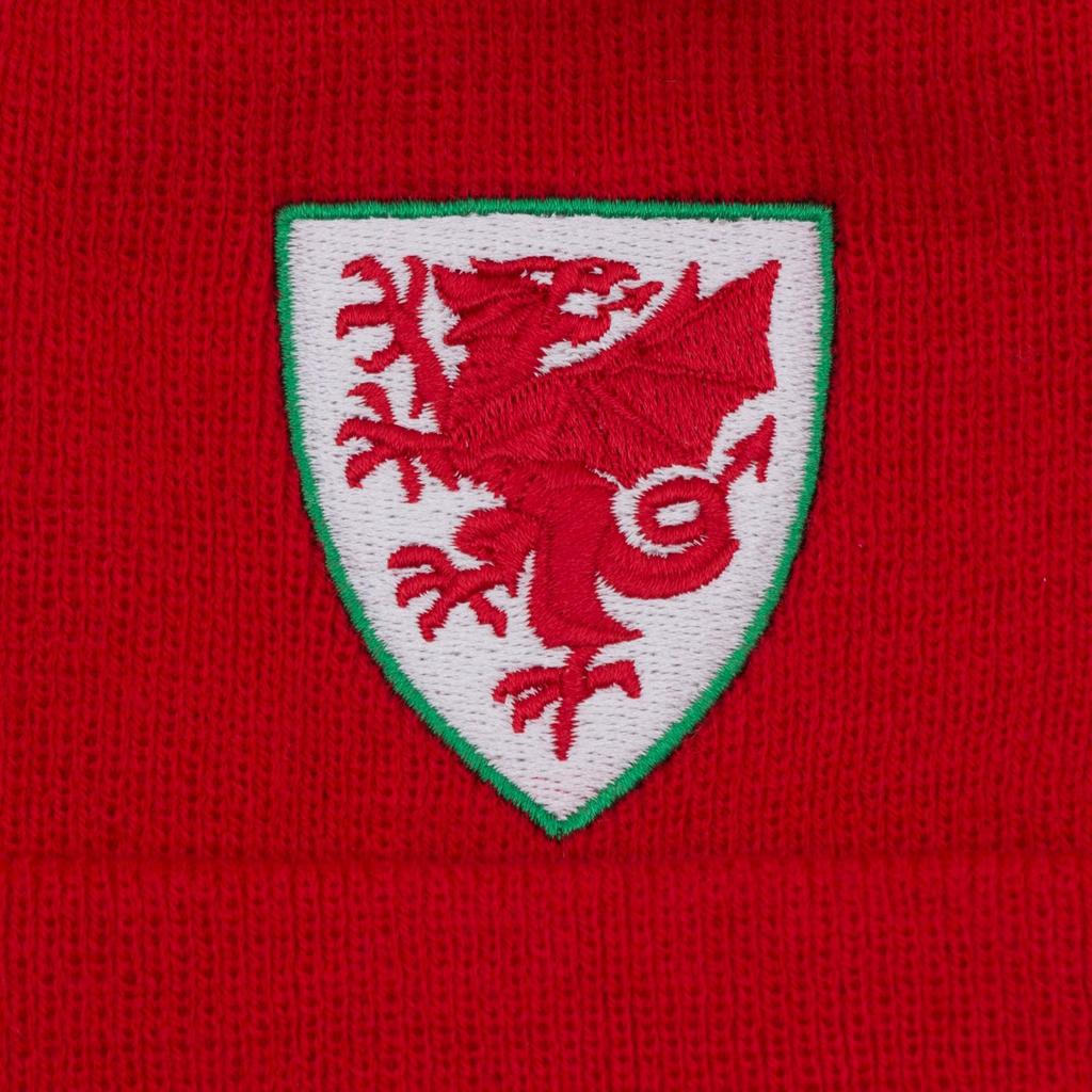 FA Wales Bobble Knitted Beanie
