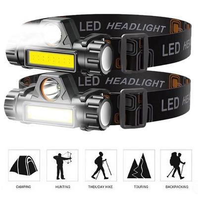 400MAH Außenscheinwerfer mit hoher Helligkeit für Nachtangeln, magnetisches Arbeitslicht, LED-Scheinwerfer mit zwei Lichtquellen, COB-Scheinwerfer mit USB-Ladefunktion