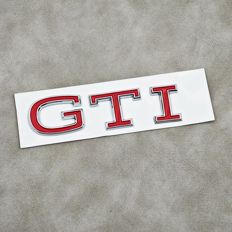 

For VW Volkswagen Jetta MK5 Golf 3D ABS New Logo GTI Emblem Car Rear Trunk Badge For Volkswagen VW Golf 8 Polo Jetta Tiguan Beet