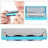 10?Hole Harmonica Blues Bb Key Harp Wind Musical Instrument Beginner Practice AM?20DBlue