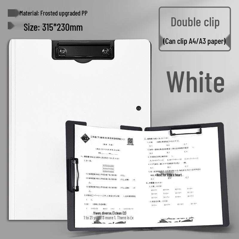 A4 Document Clipboard and A3 File Organizer with Horizontal Writing Pad
