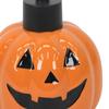 21 oz Halloweenský dávkovač mýdla Keramický ve tvaru dýně Dávkovač mýdla na ruce s plastovou pumpičkou Plnitelná láhev na pleťové mléko pro domácí dekoraci