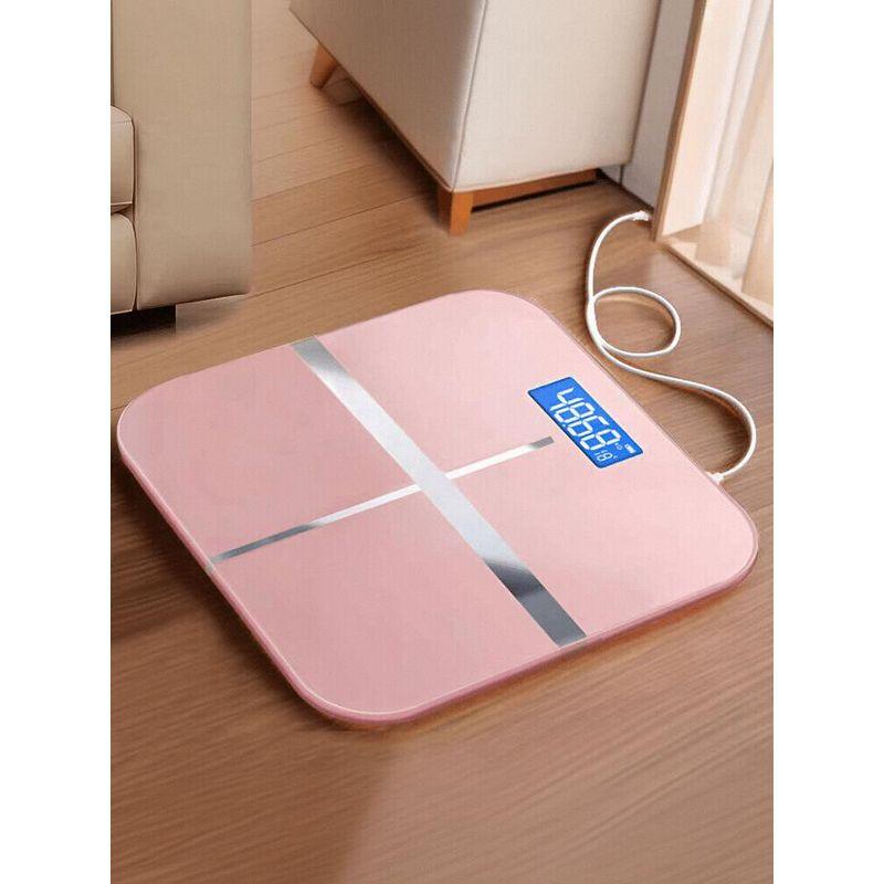 Rechargeable Electronic Scale Weight Scale For Home High Precision Body Scale Dormitory Family Men and Women Small Durable Weighing