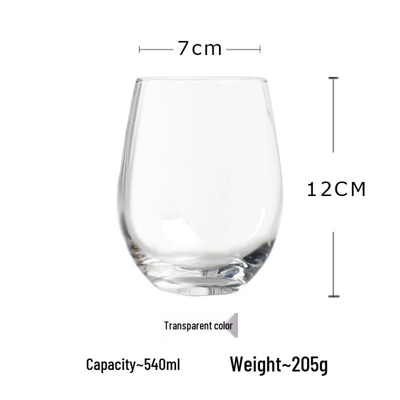 

Роскошный стакан из стекла с золотым гальваническим покрытием: Креативный бокал для красного вина и сока со скошенным краем и логотипом на заказ 501-600 ml