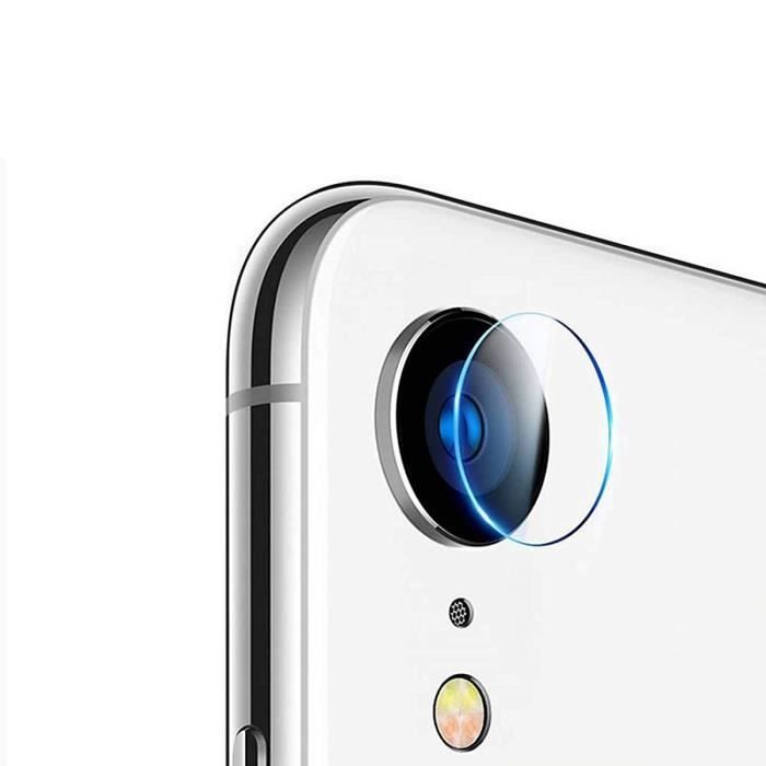 Lot de 2 Verres Trempé Protection Caméra pour Apple iPhone XR - Film Protecteur Lentille Appareil Photo Arriere