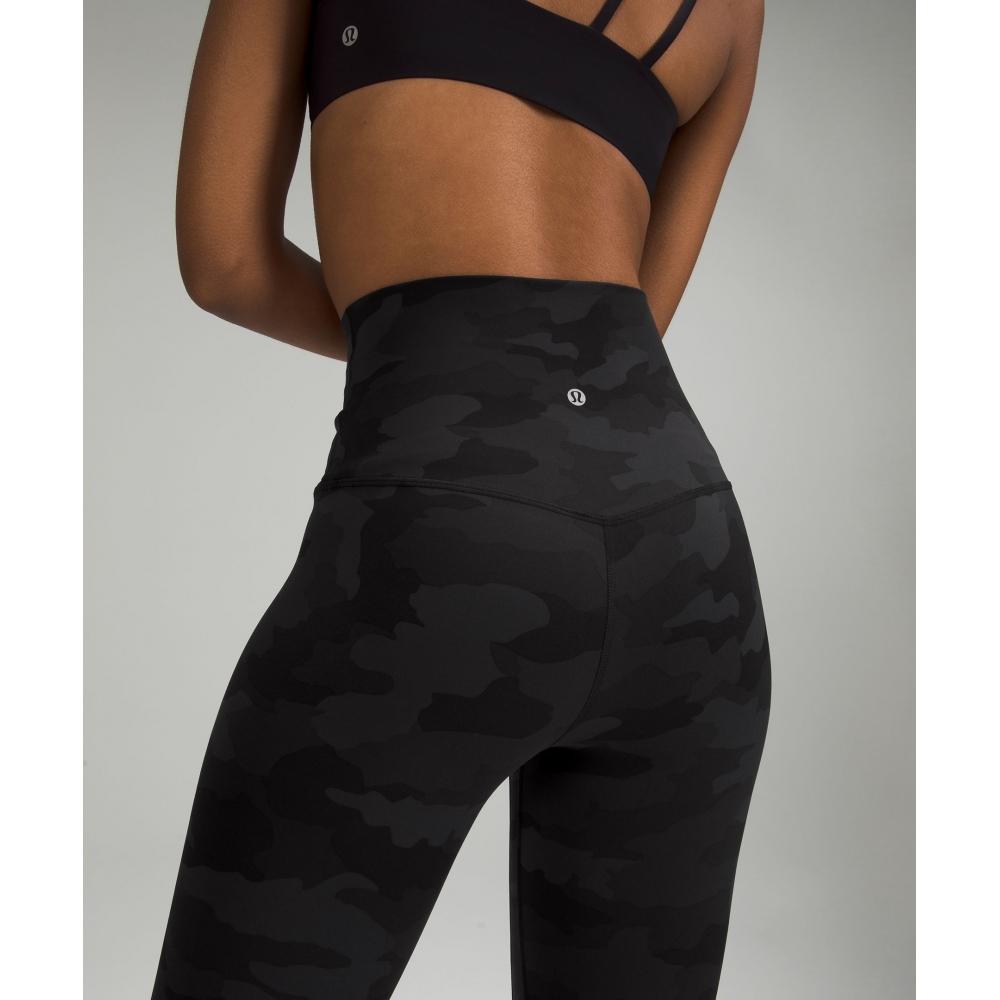 Lululemon Align  Super High Rise Pant 28  Heritage 365 Camo Deep Coal Multi
