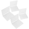 4pcs Sewing Bobbins Storage Box 25 36 Grids Transparent Plastic Spools Case Home Sewing Accessories