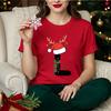 Family Matching Shirts Merry Christmas Outfits Party T-shirts Couple Outfits Children Clothing Matching Shirt Set Family Tee Top