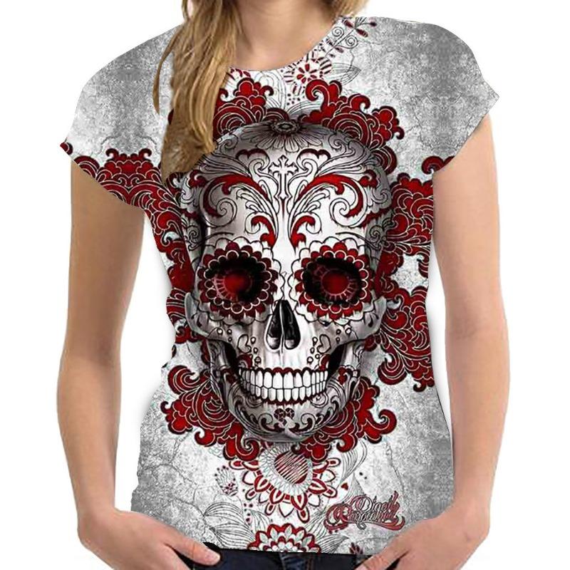 

Роза Летняя Женская Футболка с Коротким Рукавом Большого Размера Женская Модная 3D Футболка с Принтом Женская Футболка с Принтом 6XL