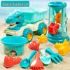 Jianxiong Beach and Water Play Set: Shovels, Sand Digging Tools, Car, and Bucket for Outdoor/Indoor Use
