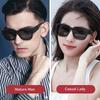 Men Women Square Sunglasses Wear Over Myopia Prescription Eyewear Retro Outdoor Travel Night Vision Driving UV400 Eyeglasses
