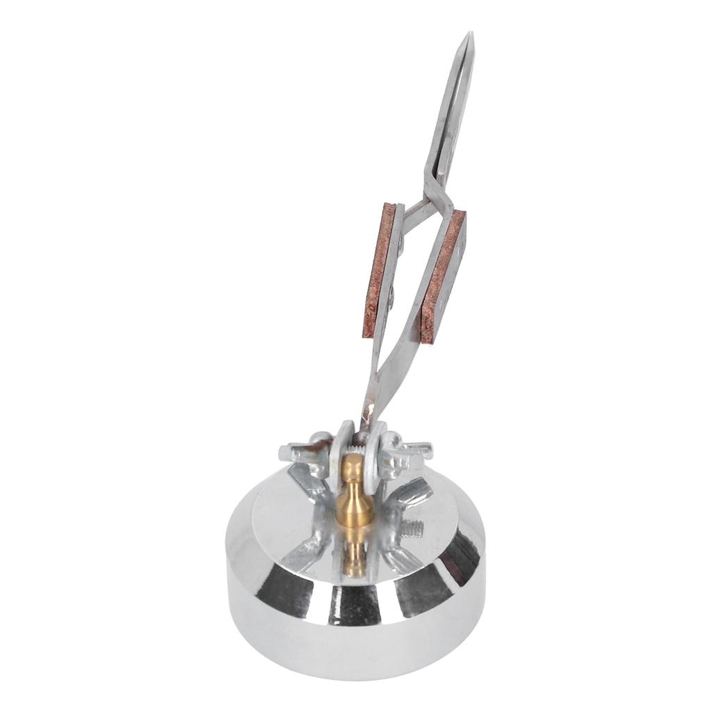 Base Metallico Terza Mano con Pinzette Morsetto per Saldatura Ferramenta Strumenti per Gioielli