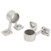 2Pcs Marine Boat Hand Rail Fitting Center Support Bracket Stanchion Stainless Steel for 1in Tubing