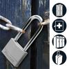 Master Lock Aluminium Padlock with Long Shackle, Key, 50 x 107 x 14 mm