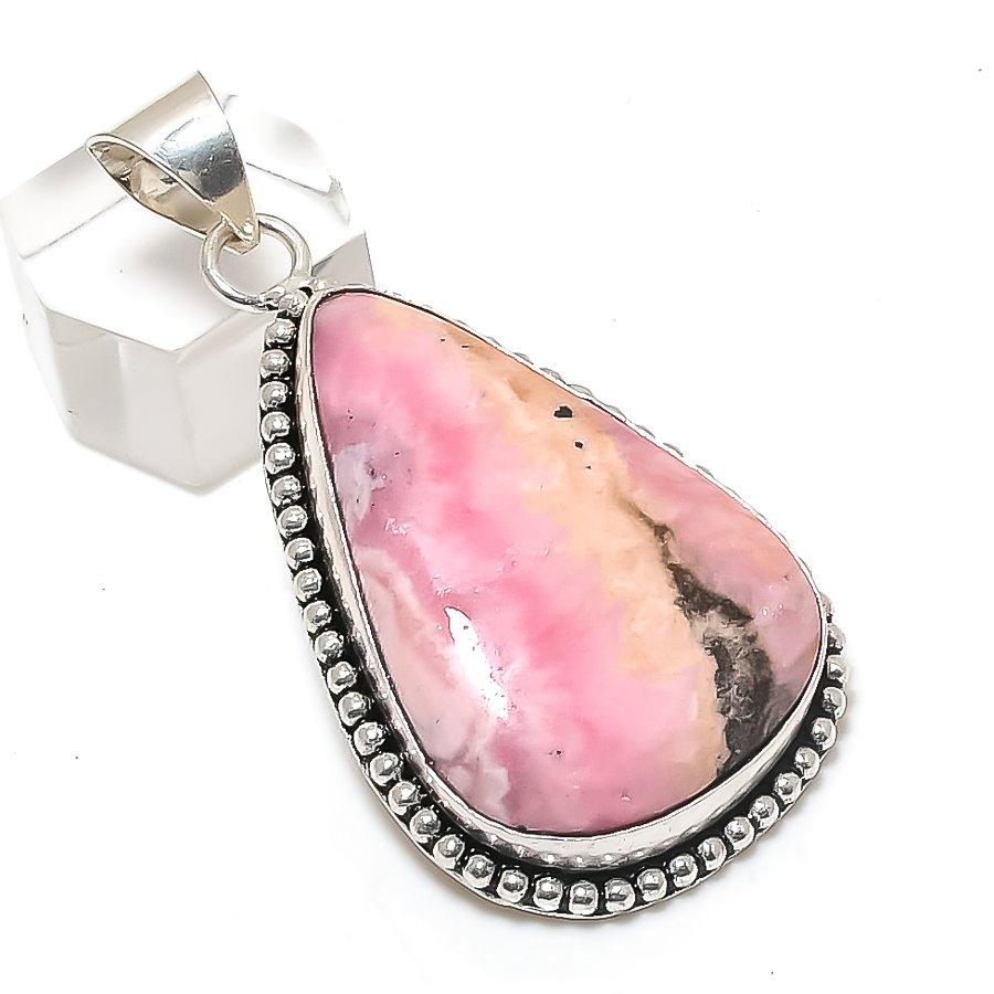 

Rhodochrosite Gemstone Handmade 925 Sterling Silver Jewelry Pendant 2.29 I0c45