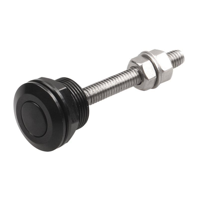 Hood Bonnet Lock Push Button 22Mm 4Pcs Quick Release Latch Pin Lock Clips Car Engine Bonets