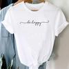 Letters Ins Clothing Women Printed European Sleeve Tshirt Tops  Oversized T Shirt  Women Clothing