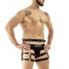 Men'S Fun Leather Shoulder Strap Chest Strap Garter Belt Sm Fun Bondage Belt Bundle Underwear Flirt Sex Toy