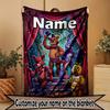 Custom Name Personalized Five Nights at Freddy's Print Blanket, Home Decor, Bedroom, Sofa, Camping, Couch, Gifts for Birthday Christmas