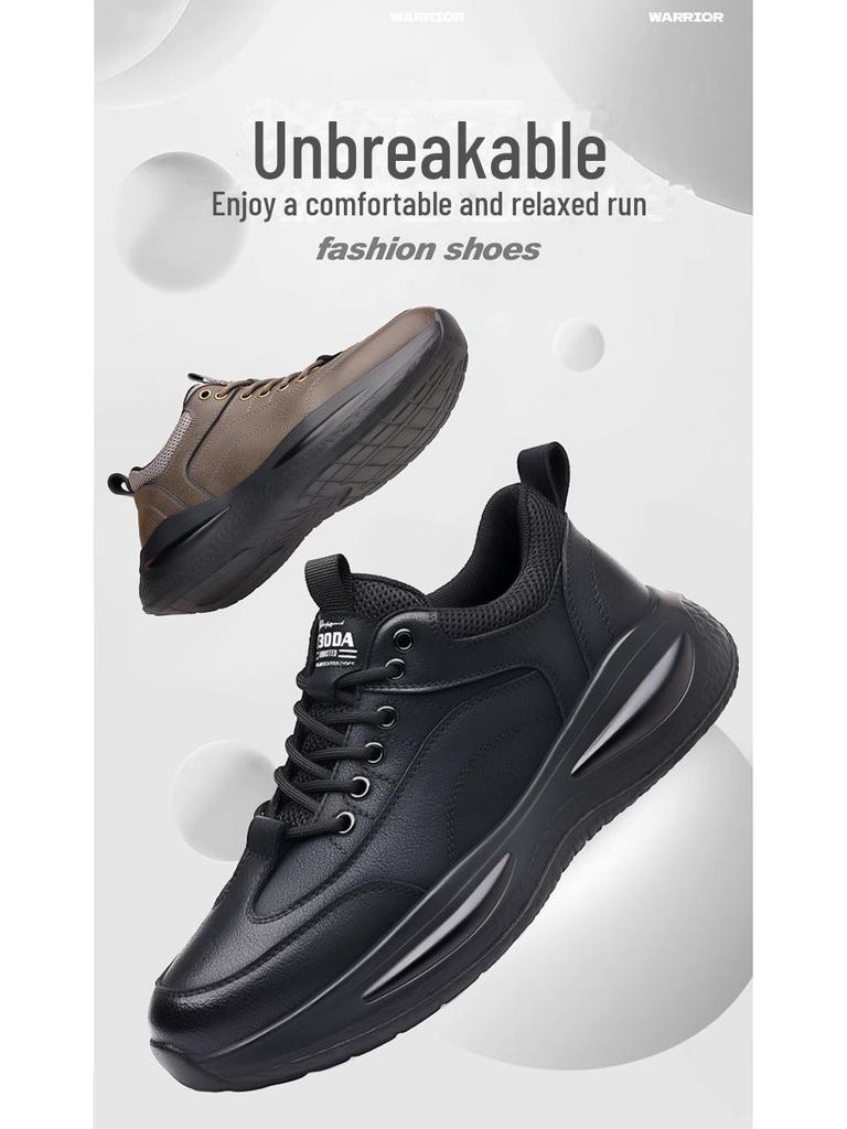 Men's Trendy Casual Sports Leather Shoes - Autumn/Winter 2024 Fashion Collection