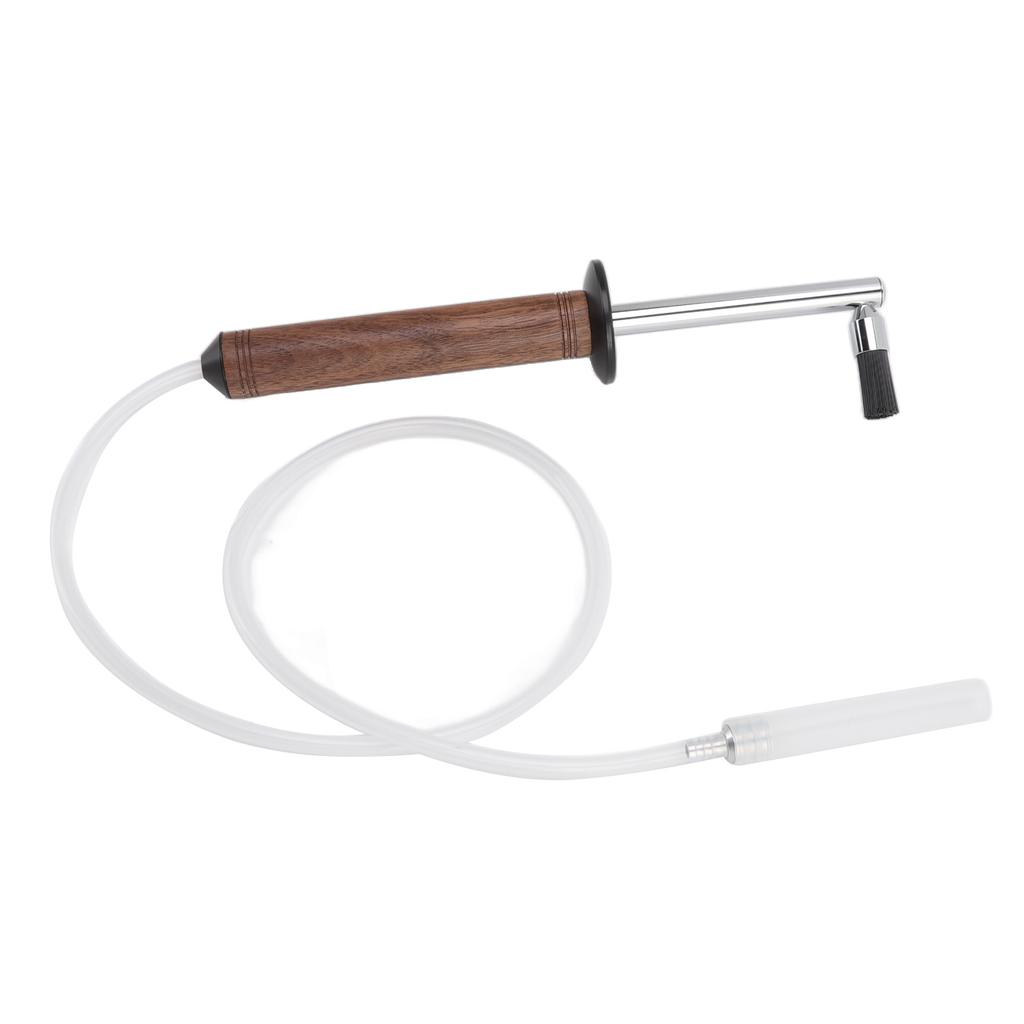 Coffee Machine Cleaning Brush High Temperature Resistance Wood Handle Replaceable Coffee Machine