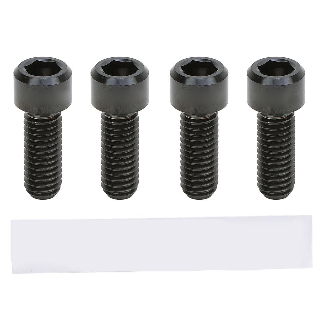 4 Pcs Disk Brake Caliper Screw M6x16mm Ti Alloy Sturdy Lightweight Low Temperature Drift Suppression Bike Brake Screw