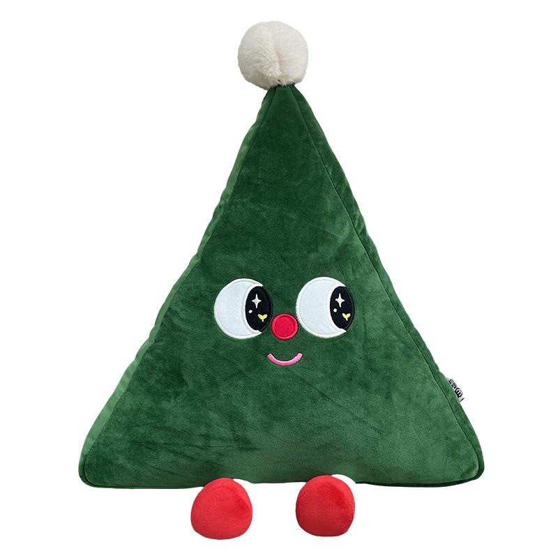 Christmas Tree Xmas Cartoon Plush Toy Doll Cushion Pillow Decorations Festival