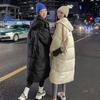 Autumn Winter Thicken Female Warm Long Parka Women Solid Color Loose Puffer Big Pocket Hooded Coat Jackets Outwear