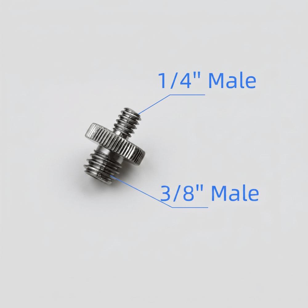 Male To Female Mount Screw Kit 1/4" to 3/8" Screw Convert Adapter Camera Screw Nut Set  Monopod