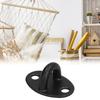 10 Stück Schwarze Ösenplatte U-Haken Edelstahl Wandmontagehaken Haken Deckenhaken Schaukeln