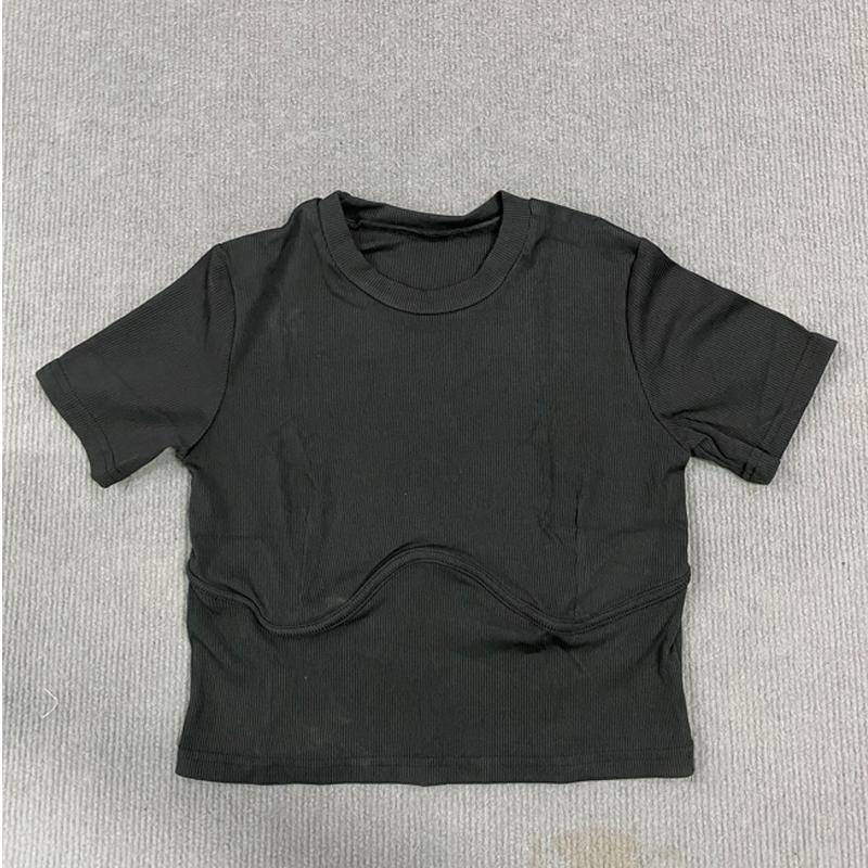 

Футболка в европейском и американском стиле Harajuku с открытым пупком, облегающая, простая, для женской одежды L чёрный