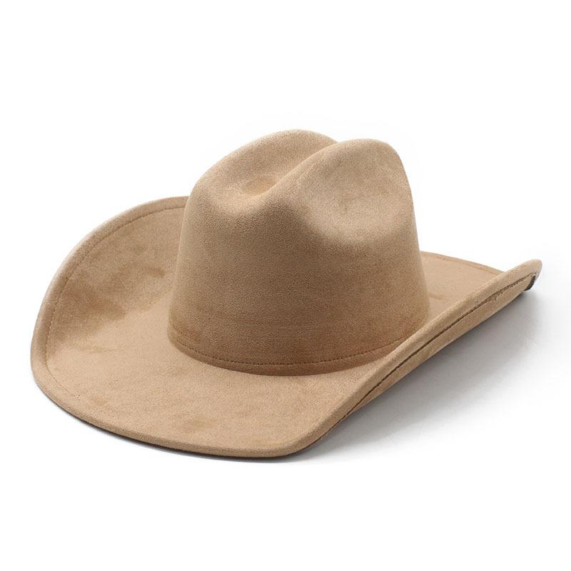 ebay big edge one-word top suede western cowboy top hat jazz hat felt hat