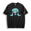 Steins;Gate Makise Kurisu Floral Anime T-Shirt - Elegant Aesthetic Tee