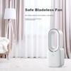 KOVOL Desktop Fan, Small Tower Fan,Plug-In USB, Quiet Air Conditioner Fan, Bladeless, White