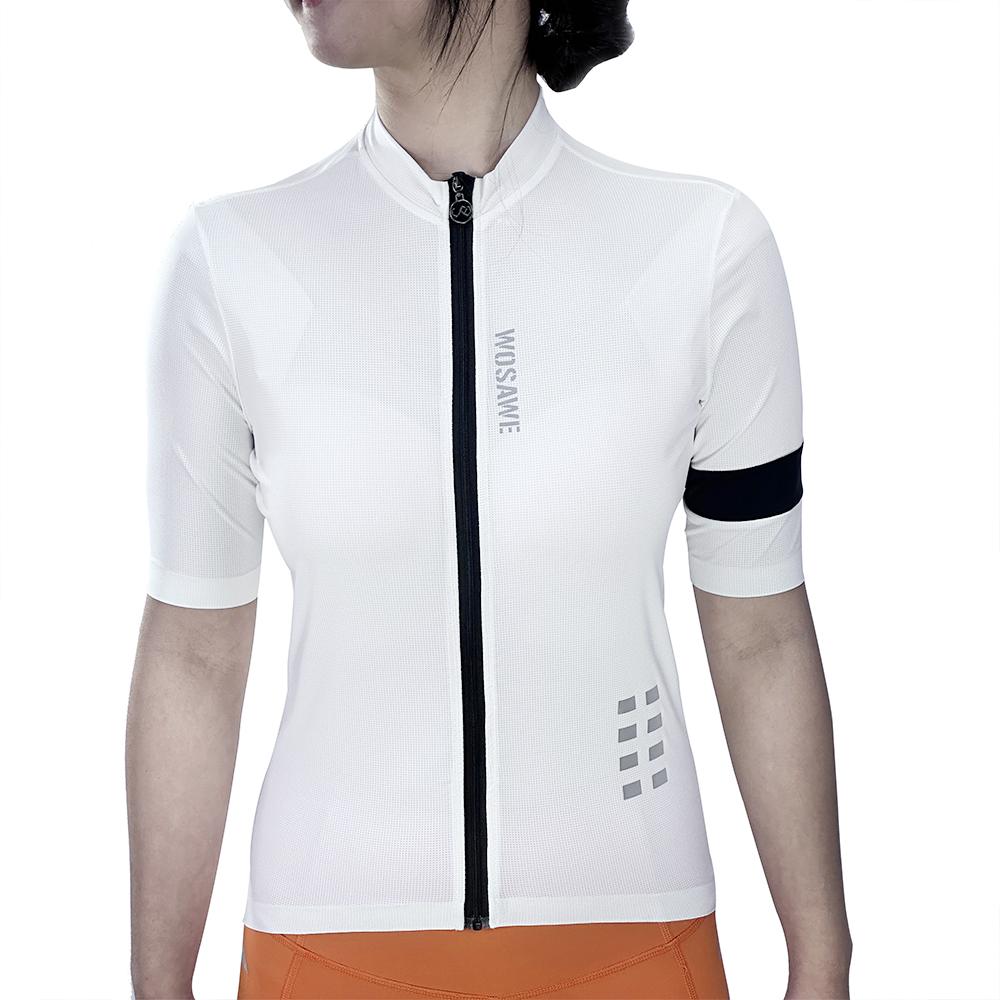 Maillot manches courtes de vélo de route femme, Essential bordeaux VAN RYSEL