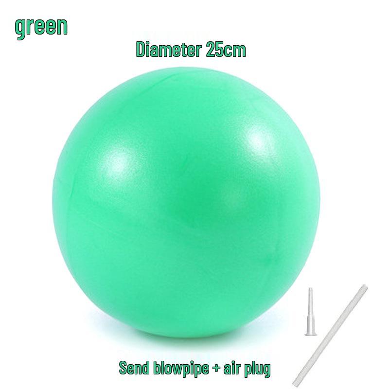 Explosion-proof 25cm Wheat Straw Pilates Ball for Yoga, Fitness, and Postpartum Exercise