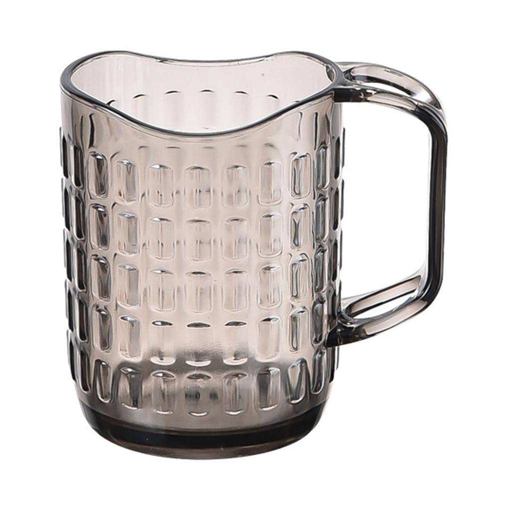 Pahar pentru periuță de dinți 280ML Multifuncțional Transparent Clar Pahar pentru periaj dinți/apă de gură pentru baie