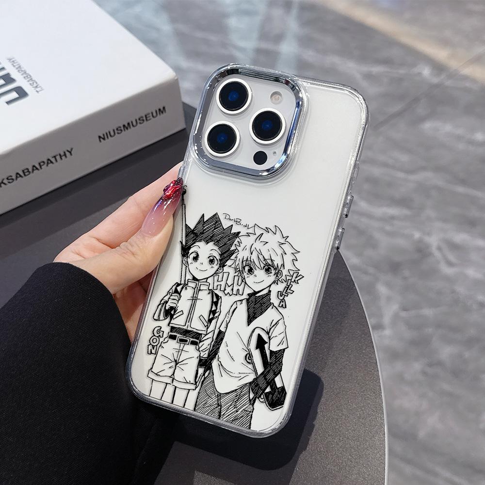 

Hot Anime HUNTER×HUNTER Phone Case For iPhone 17 Air 16 e 15 14 13 12 11 Pro Max Plus SE 2020 2022 Soft Transparent Case iPhone 16 Pro