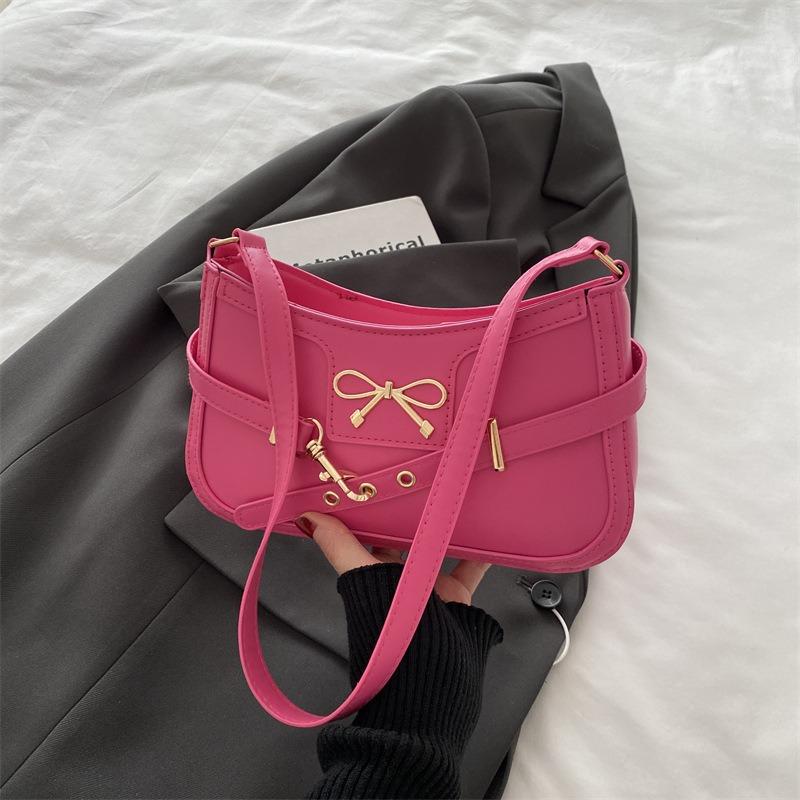 Fashion bag women's new high-value versatile armpit bag fresh and casual shoulder small square bag women's bag