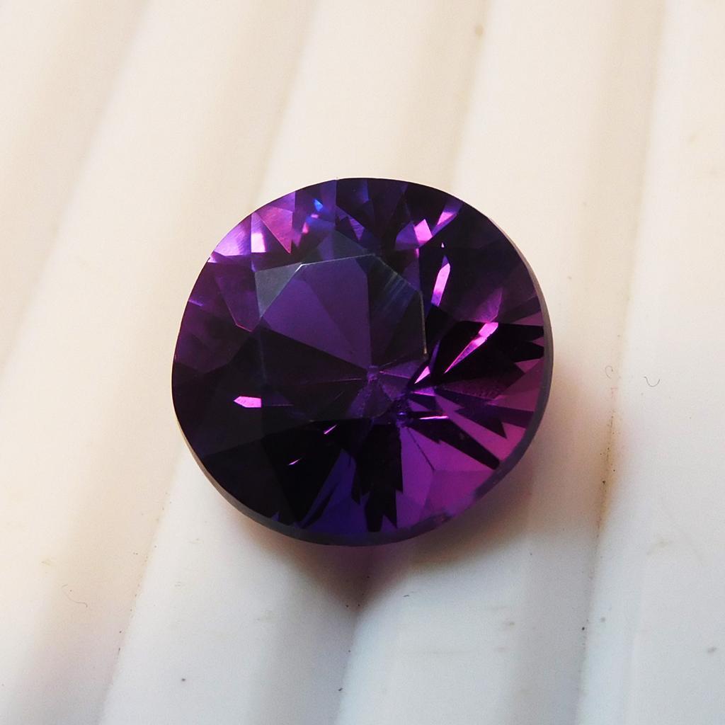 9.80 Ct Natural Purple Tanzanite Round Cut Rare Loose Gemstone