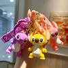 Rozkošný Kreslený Klíčenka Stitch Roztomilý Silikonový Přívěsek na Tašku Kreativní Kroužek na Klíče do Auta