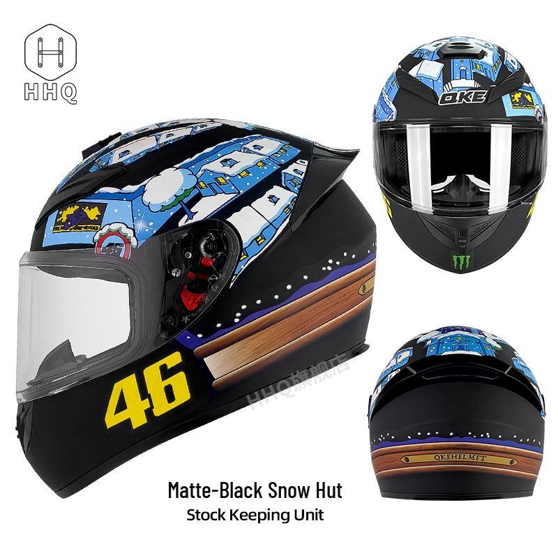 Certified All-Season Bluetooth Winter Motorcycle Helmet, Full Face