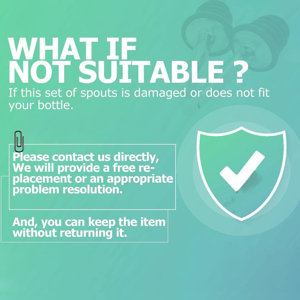 2PC Olive Oil Bottle Pourer Spout Set Easily Turn Your Bottles Into Dispensers for Liquor, Vinegar, Syrup or Oils .