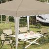 Pop Up Party Tent 288 X 288 X 245 Cm Cream Oxford Fabric