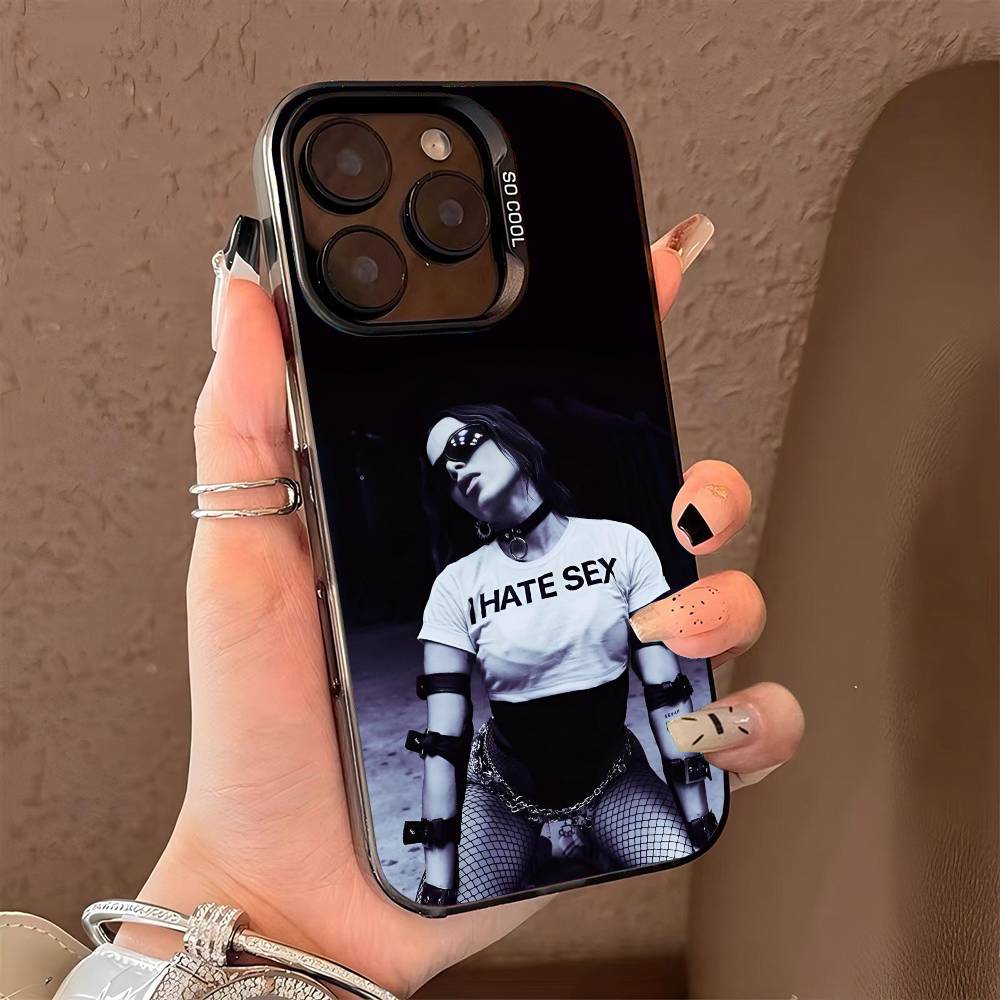 singer A-anitta funk generation phone case for iPhone 17 17Air 16 15 14 13 12 11 Pro Max Plus Colorful Silver