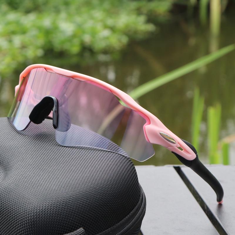 Cross-Border E-commerce TR90 Colorful Cycling Sunglasses for Outdoor Sports, Prescription-Compatible.