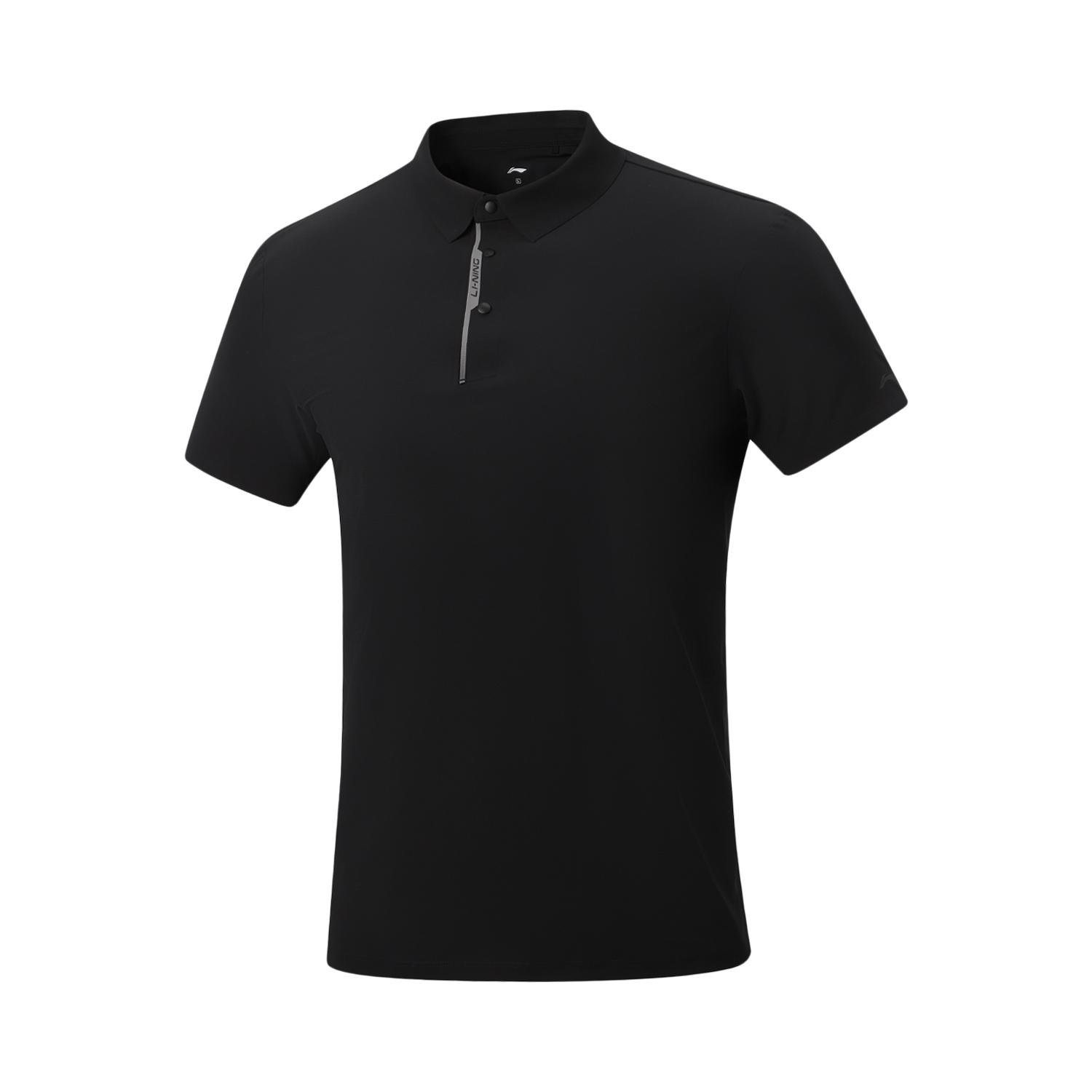 

Li-Ning Fitness Series Solid Color Soft Simple Versatile Casual Short Sleeve Polo Shirt Men tops APLW351-4 S