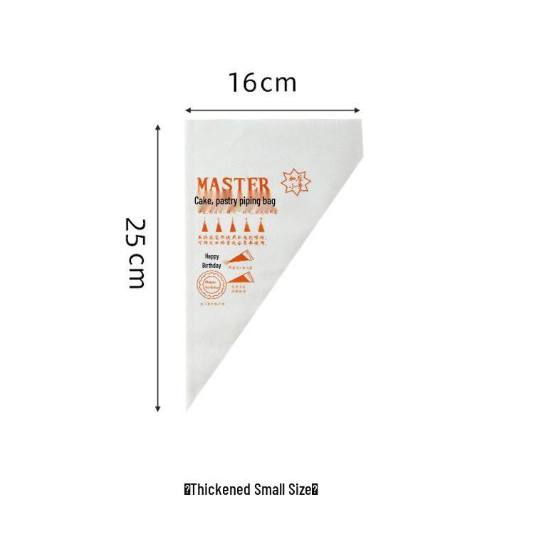 Food Grade Thickened Disposable Piping Bags for Icing, Cake Decorating, and Baby Food