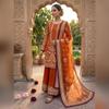 Launching New  Đěsigner Party Wear Look Pur Heavy Faux Georgette Top Plazzo & Dupatta Set