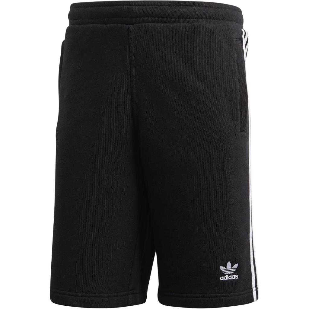 Adidas Originals Adicolor 3 Stripe Logo Comfortable Striped Versatile Five-Point Sports Shorts Men Shorts Black CW2980